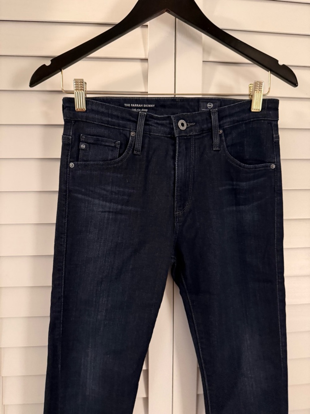 AG Adriano Goldschmied The Farrah Skinny High Rise Skinny in Brooke Wash Sz 26 - Picture 4 of 12